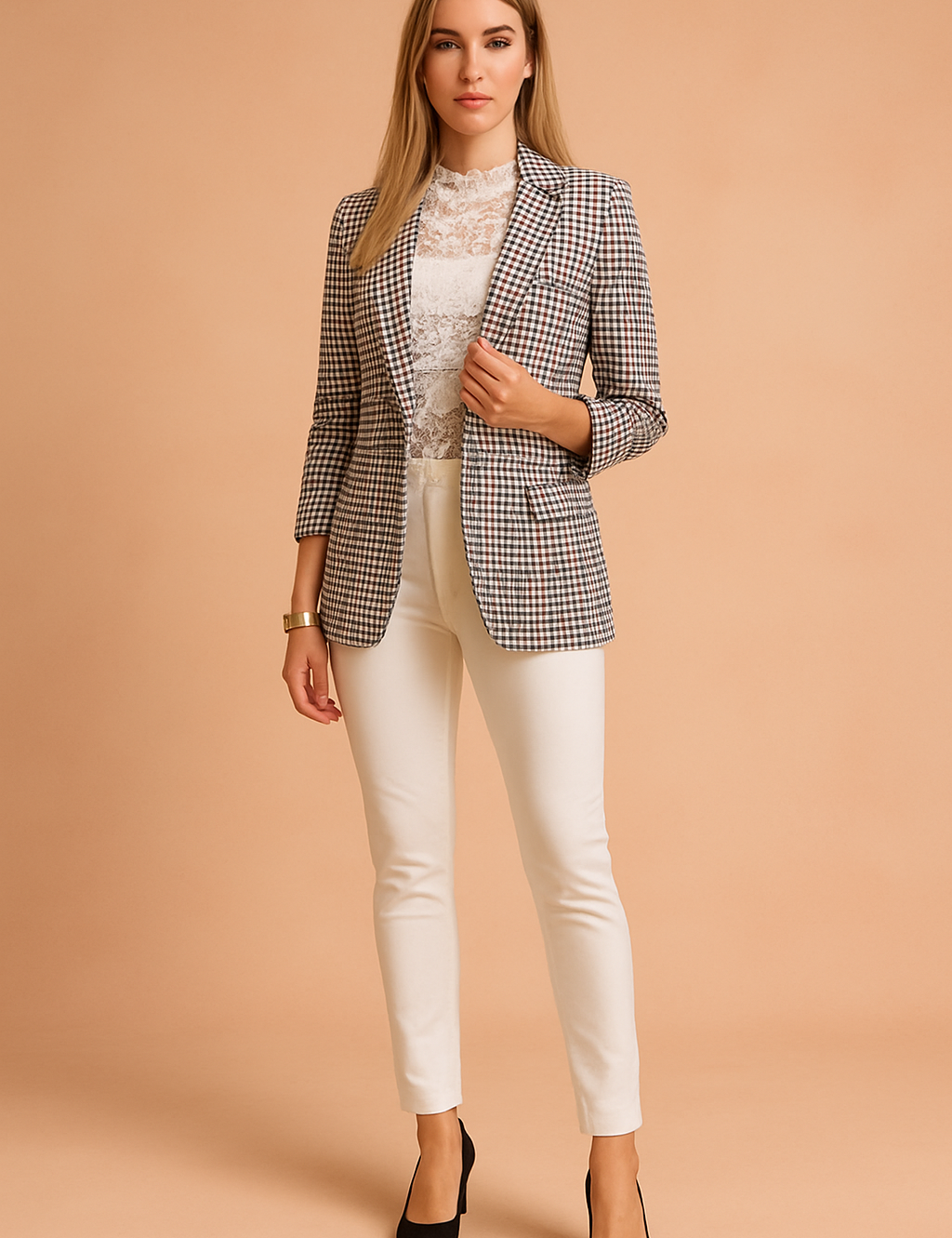 Jovie | Elegancka damska kurtka z kołnierzem szalowym 0