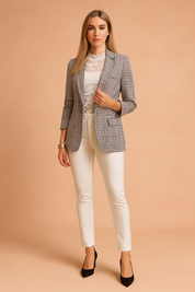 Jovie | Elegancka damska kurtka z kołnierzem szalowym 0