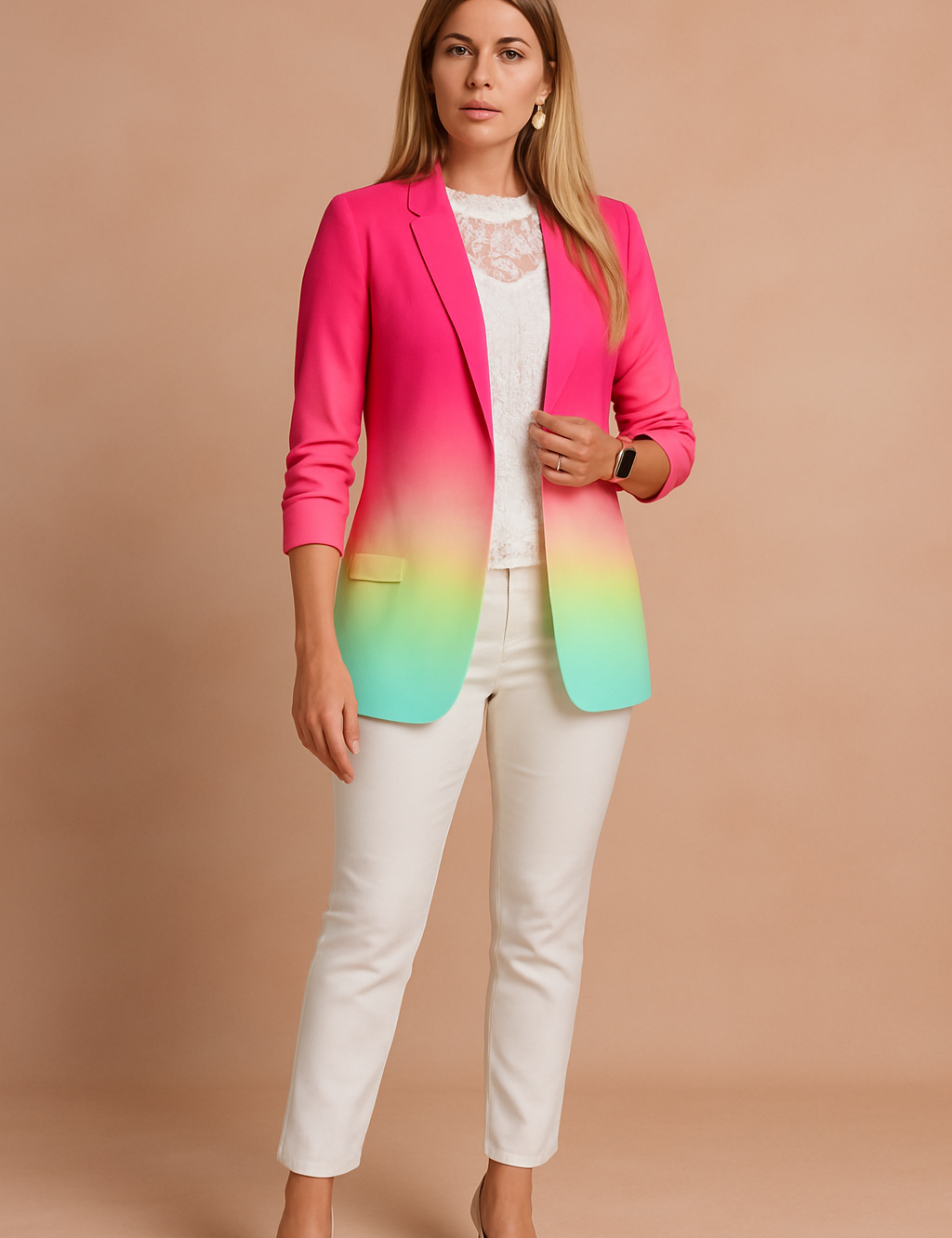 Jovie | Elegancka damska kurtka z kołnierzem szalowym 7