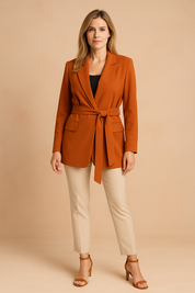 Kiera | Elegancka marynarka z paskiem 3