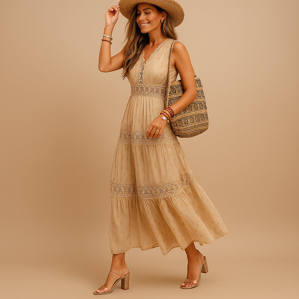 Yara | Letnia sukienka boho w stylu ibiza dla kobiet 2