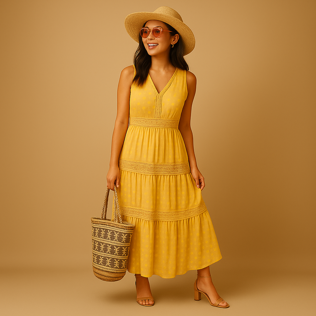 Yara | Letnia sukienka boho w stylu ibiza dla kobiet 5